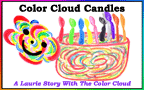 Color Cloud Candles  LaurieStorEBook