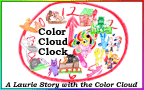 Color Cloud Clock  LaurieStorEBook
